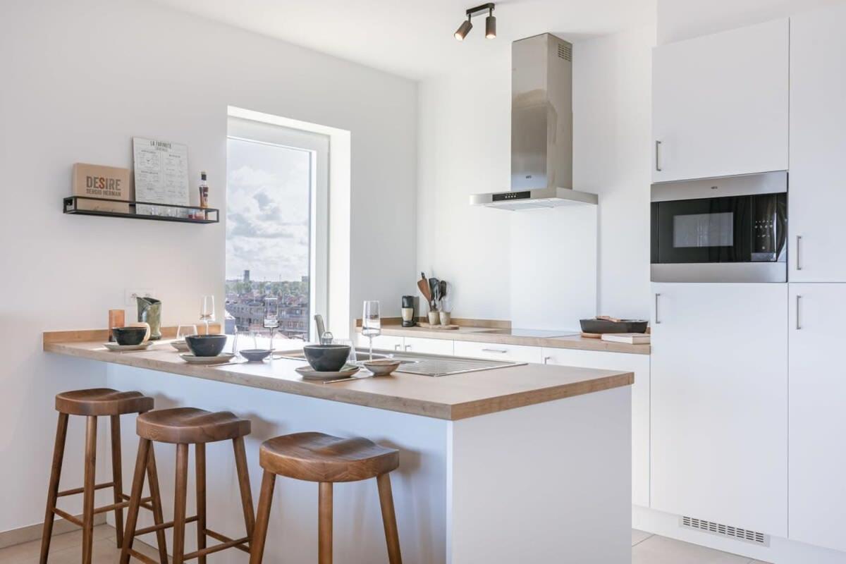 Huswell - Lovely New Apartment At The Harbor + Parking Bruges Exterior foto